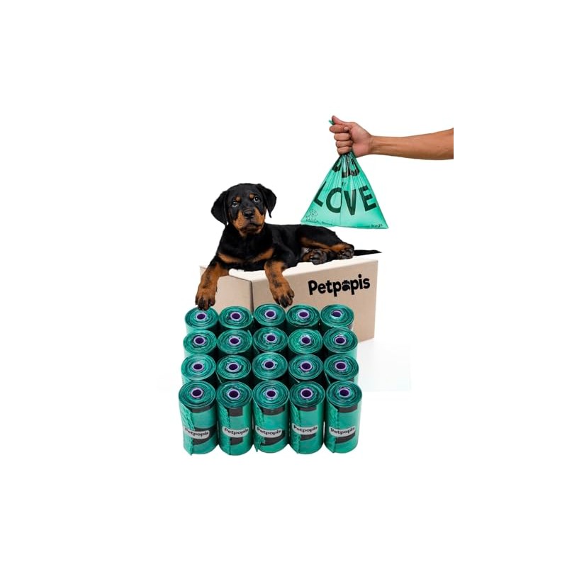 300 Bolsas biodegradables para recoger popo de perro/Petpopis / (20