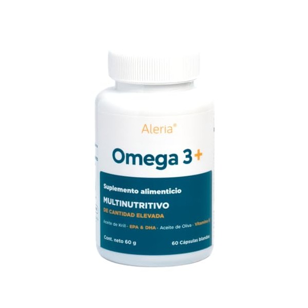 Aleria® | Omega-3 Aceite de Krill 800 mg | DHA