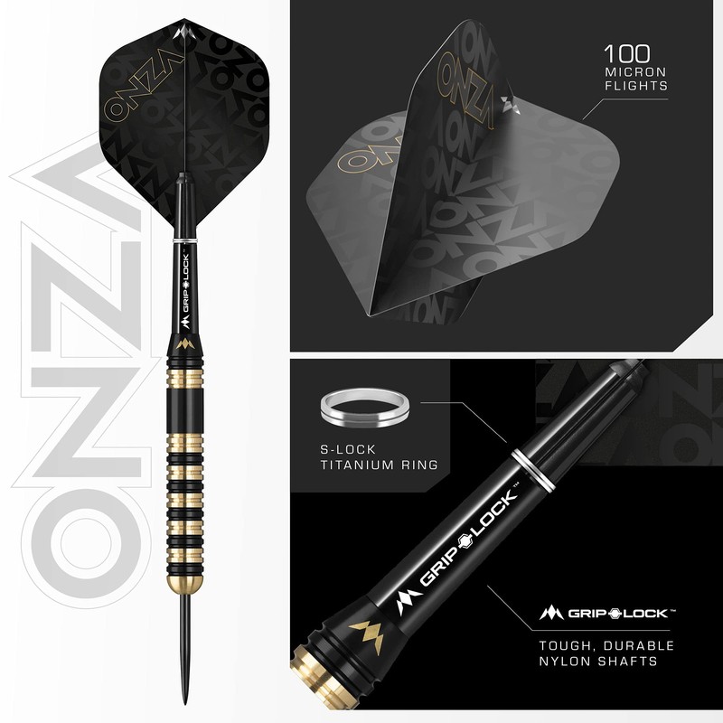 Mission Onza M3 Brass Darts Steel Tip 23g
