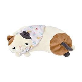 Livheart 88517-10 Lazy Cool Eye Pilow, Yuzu the Mikeneko (Total Length: Approx. 9.8 inches (25 cm), Cool Touch, Antibacterial Function