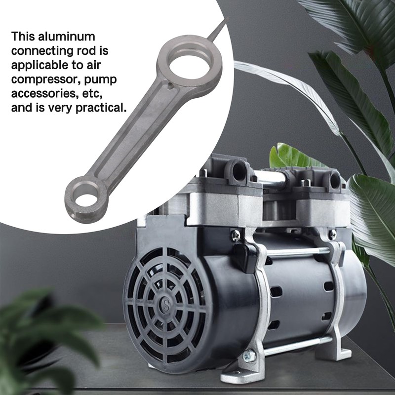 CNBTR 145x35x12mm Silver Type Aluminum Alloy Air Compressor Connecting Rod(Center