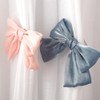 qbodp 2 Pack Bow Curtain Tiebacks Clip Aesthetic Tie Backs