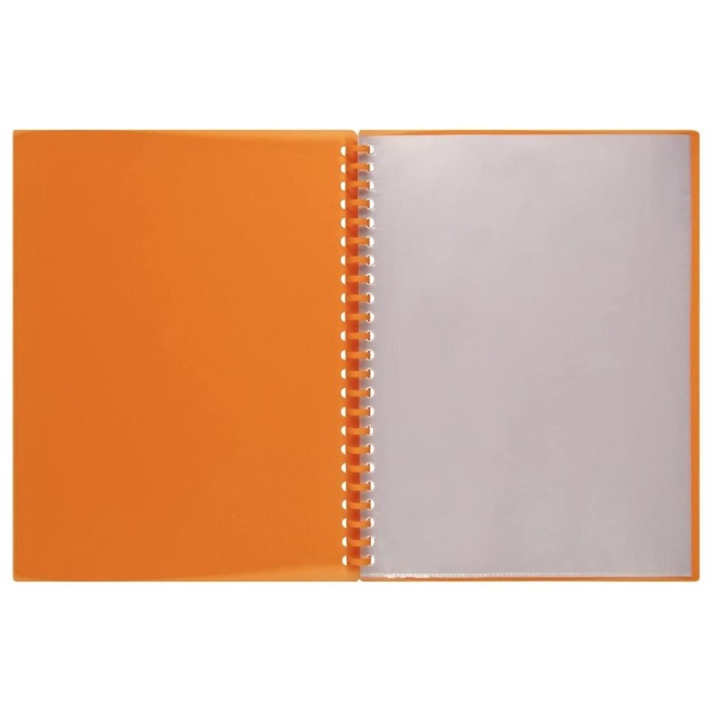 MARBIG(R) Refillable 20 Pocket Display Book, Orange