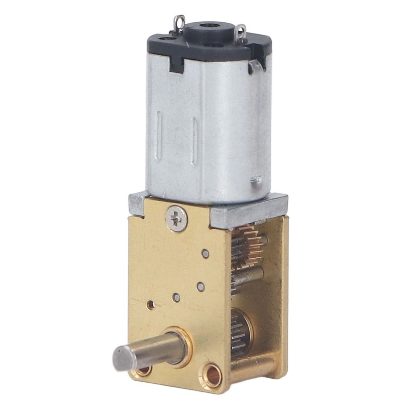 12V DC Geared Motor with Fixed Base Single Shaft Brushed