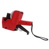 Price Label Gun Small Tag Sticker Maker Machine Red with