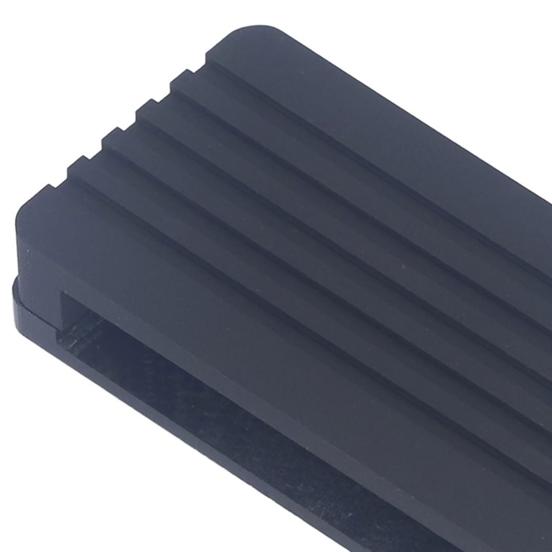 Aluminum Alloy Cooling Case Acrylic Bottom Shell Passive Cooling Enclosure