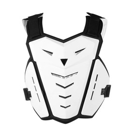 Motorcycle Protector Vest, Back Spine Protector Motorbike Vest for Indoor and Outdoor Use, White