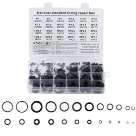 400 Pcs O-ring Seals, 24 Sizes Rubber Electrical Gasket Kit, Insulated Pipe Plumber O-ring Washers Set