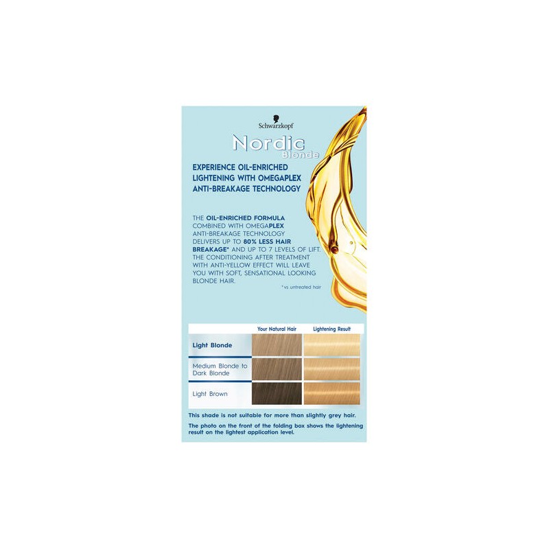 Schwarzkopf Nordic Blonde L1 Intensive Lightener 1 Pack