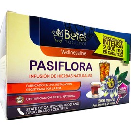 Betel Natural Premium Pasiflora (Passion Flower) Tea by Betel Natural - 24 Tea Bags