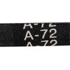 sourcing map A-72 Drive Belt 72 Inch Pitch Length Industrial