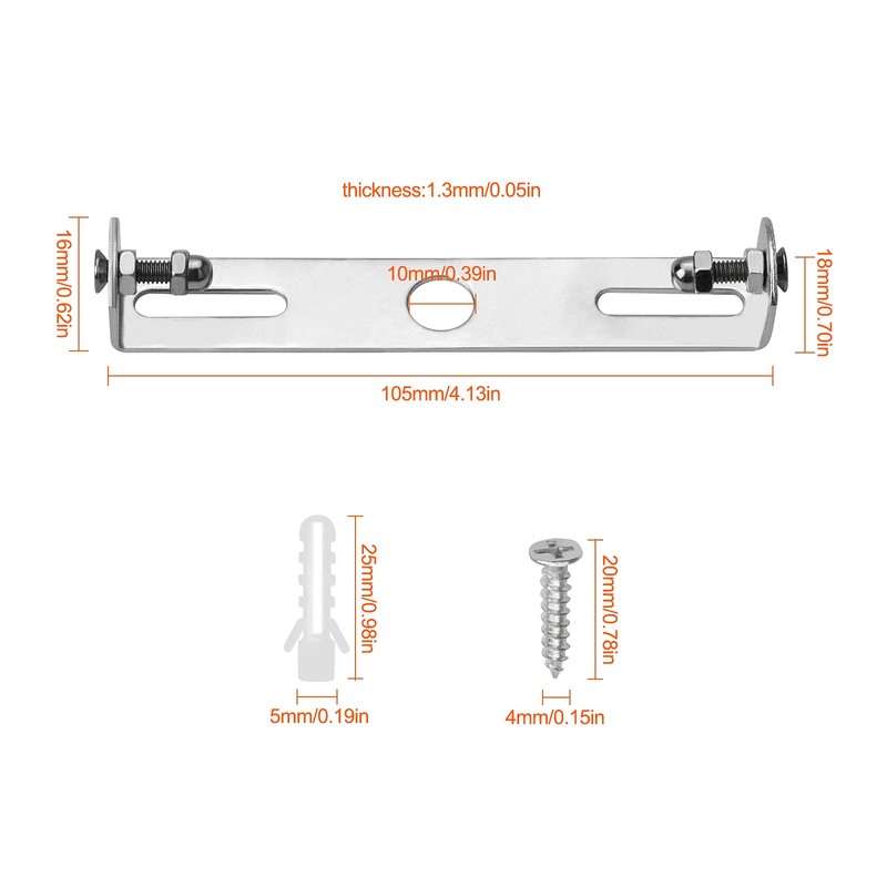4 Pack Lighting Fixture Ceiling Plate Bracket 105mm Pendant Light