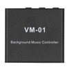 Background Music Controller Black Excellent Compatibility Miniature Size Music Switcher