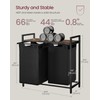 VASAGLE Laundry Hamper, Laundry Basket, Laundry Sorter with 2 Pull-Out
