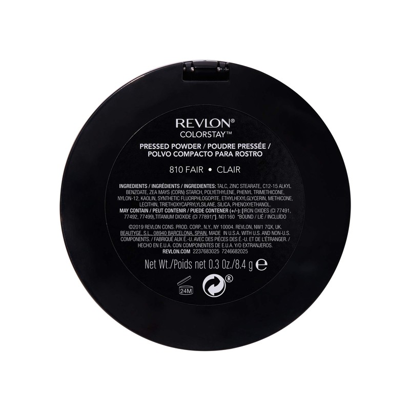 Revlon ColorStay Pressed Powder Face Makeup, Longwearing, Fragrance-Free, Noncomedogenic, 810