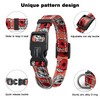 Tpotato Reflective Combination Pattern Girl Dog Collar for Puppy Small