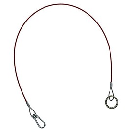 AB Tools 1 Metre Ring Trailer Caravan Brake Away Breakaway Safety Cable Braked Hitch