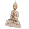 Haofy Meditando Estatua de Buda Sentado Estatua Talla de Buda
