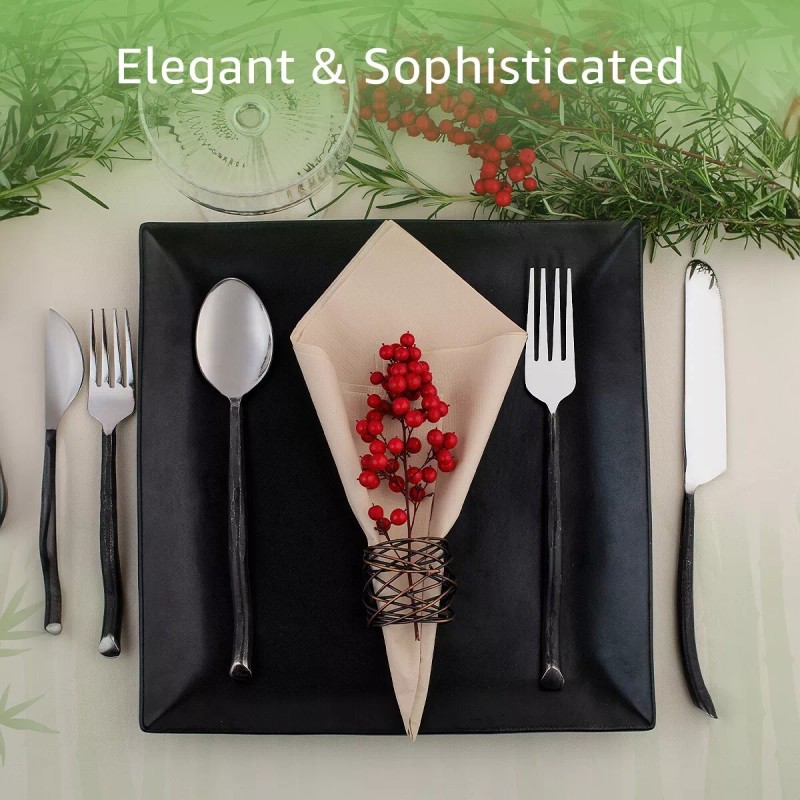 Ibambo Bamboo Entertain Napkins - 40 Pack, 3-Ply, Heavy Duty