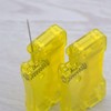 2Pcs Yellow Automatic Needle Threader,Easy Threading Needle Threader,Manual Plastic Needle