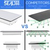 SEAL360 Magnetic Vent Covers (2-Pack), Pockets for Complete Seal, 9.5"