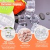 LPAMABA Pack of 120 20 mm Plastic Ice Cubes Plastic