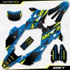 Factory EFX Blue & Yellow Shift Polisport Restyle Graphics Kit
