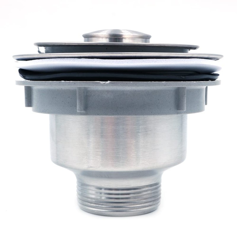 CENPEK 2pcs Kitchen Sink Drain Strainer Assembly, Stainless Steel Sink