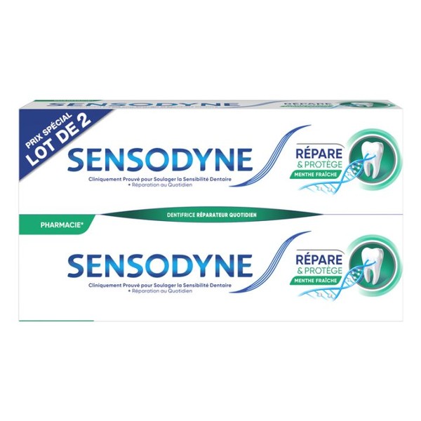 GlaxoSmithKline Sensodyne Dentifrice Répare & Protège 75 ml, Set of 2 boxes