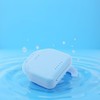 WLngtv Blue Retainer Case Mouth Guard Case Orthodontic Dental Retainer
