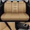 crossmiles Faux Leather Car Seat Cover Quilting Foam Cover Sets，Universal