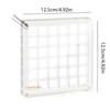 Biglumin Acrylic Box - 36 Compartments Acrylic Box Magnetic Seashell