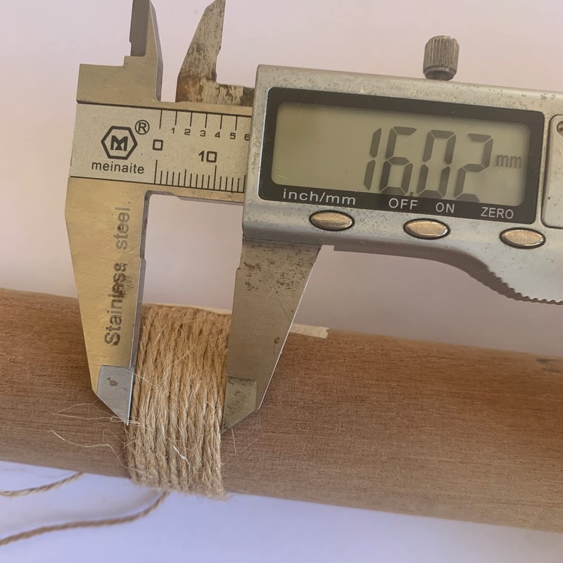 Quotidian Black Natural 3 ply Jute Jute Twine Rolls 1/12"