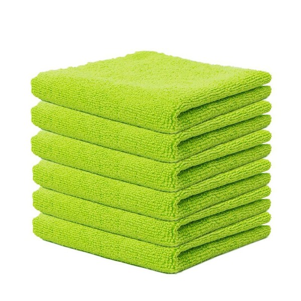 Pack of 12 Microfibre Cleaning Cloths 25 x 25 cm
