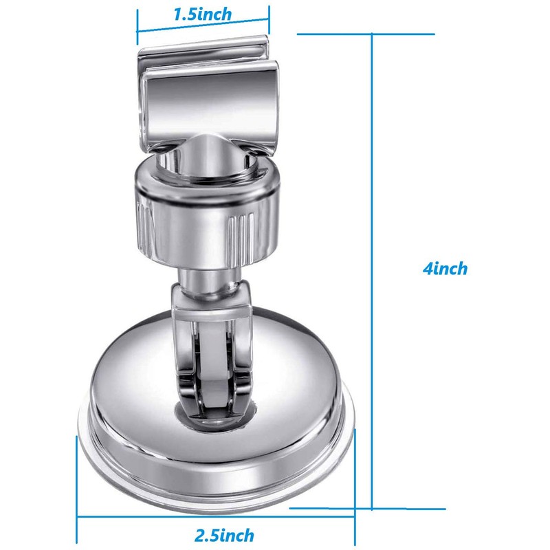 Fat-Cattie Adjustable Showerhead Holder, Bathroom Suction Cup Handheld Shower Head