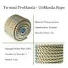 labworkauto ProManila - UnManila,Polypropylene Cord Twisted 3 Strand, Lightweight Synthetic