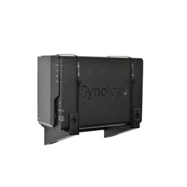Wall Mount Bracket for Synology Diskstation DS211+, DS212, DS212+, DS213, DS213+, DS214, DS214play, DS216, DS216+, DS216+II, DS218, DS218+, DS220+, DS223, DS224+, Black