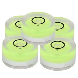 5pcs Level Bubble 15x8mm Bubble Spirit Levels Measuring Tool for Camera Tripod Turntable