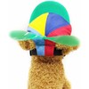 Pet Propeller Hats,Rainbow Helicopter Top Hat, Sun Hat Soft Comfortable