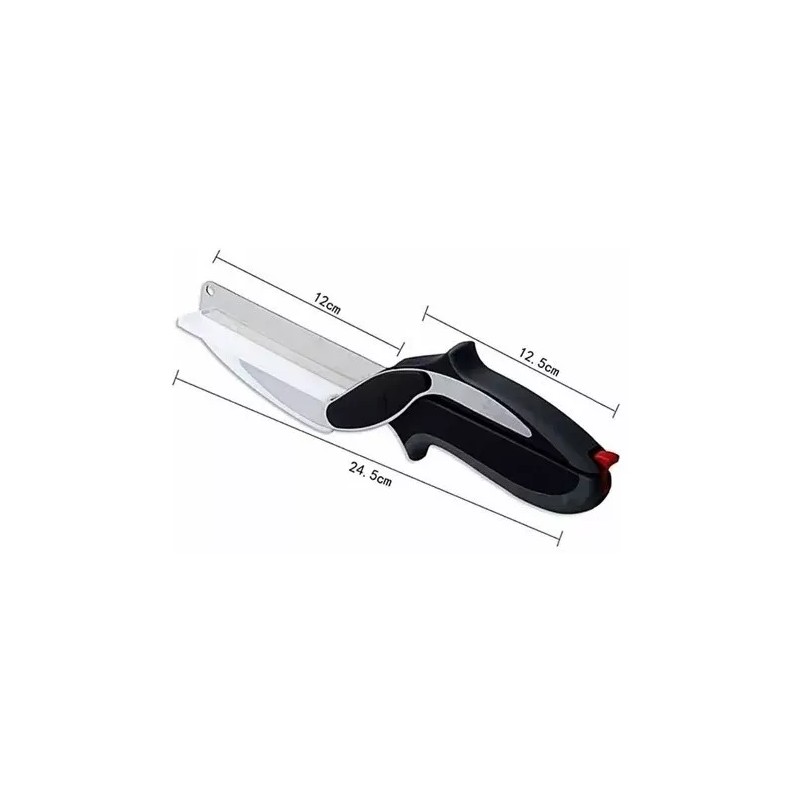 Clever Cutter Tijeras 2 En 1 Para Cocina Cuchillo Y