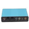 USB Sound Card 6 Channel 48kHz Sampling Rate Analog Play