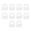10Pcs 20g Round Empty Container Jar Refillable for Cream Cosmetic