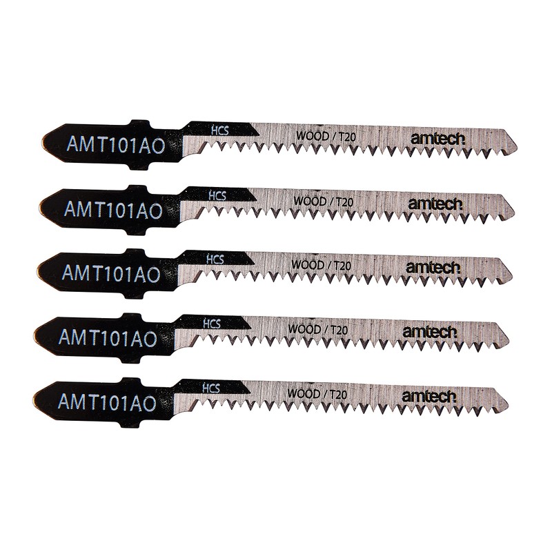 Amtech M1607 5 Piece wood jigsaw blade set (AMT101AO)