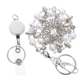 Operitacx Card Holder ID Retractable Lanyard for Keys and ID Multifunctional Cord with Anti-Loss Function Ideal for ID Cards and Key Fob Made of High-Quality Material