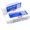Hi-Polymer Large Plastic Rubbers Erasers - White - Pack of