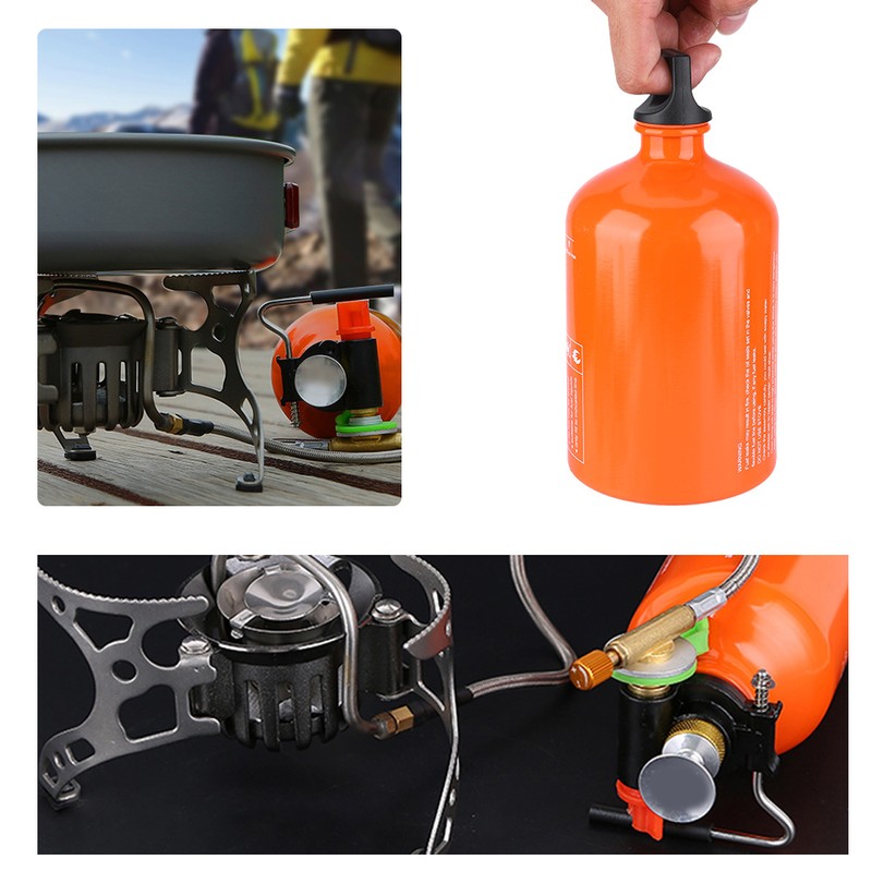 1000ML Portable Gas Stove Tank Oil Containers Fuel Storage For