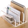 SANRUI 3 Compartments Mail Organizer Letter Holder for Desk ,Vertical