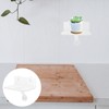 iplusmile Plastic Stand Wall Shelf Floating Shelves for Bathroom Bedroom