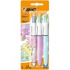 BIC 4 Colours Fun and Decors Ball Pens Medium Point