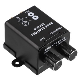 BUGUUYO Audio Amplifier Level Controller Bass Knob Volume Control for and Subwoofer Amplifiers Frequency and Bass Effects Sturdy and Construction